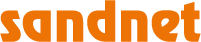 Sandnet logotyp.